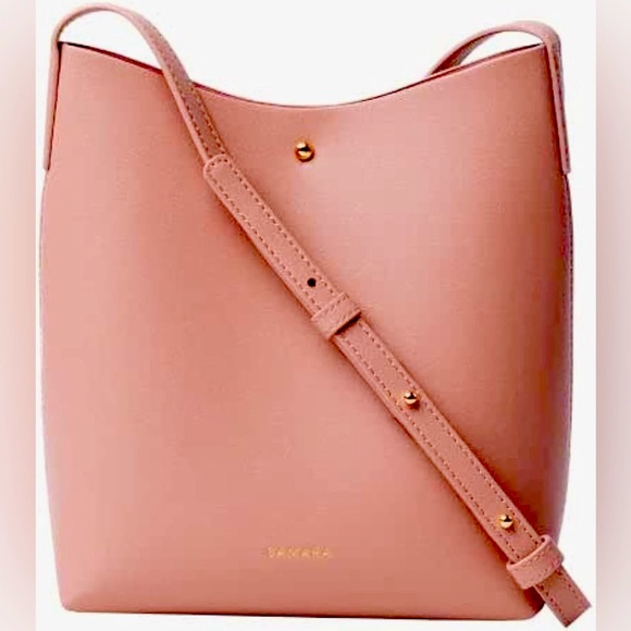 Samara Handbags - NWOT SAMARA Medium Crossbody Bag Peony/Dirty Pink. 9” X 8” Suede interior